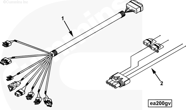 Cummins 3969936 Wiring Harness - Truck To Trailer