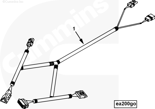 Cummins 3969940 Wiring Harness - Truck To Trailer