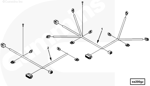 Cummins 3969950 Wiring Harness - Truck To Trailer