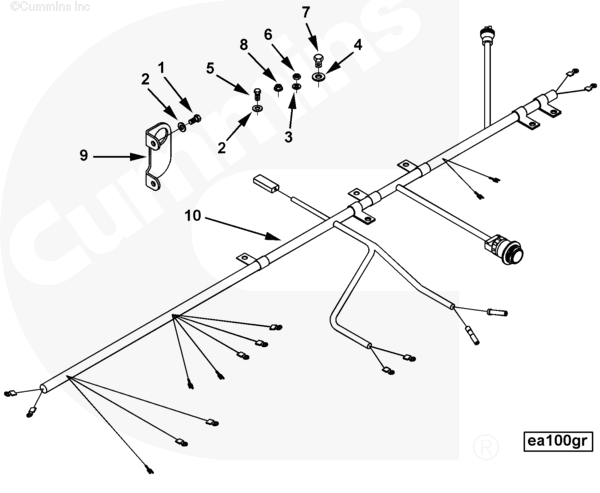 Cummins 3973683 Wiring Harness - Truck To Trailer