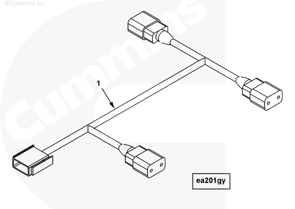 Cummins 3979407 Wiring Harness - Truck To Trailer