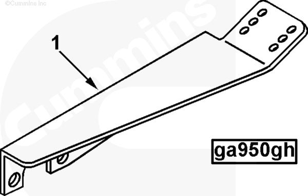 Cummins 4003529 Cable Bracket - Truck To Trailer