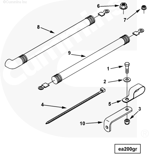 Cummins 4004622 Wiring Harness - Truck To Trailer