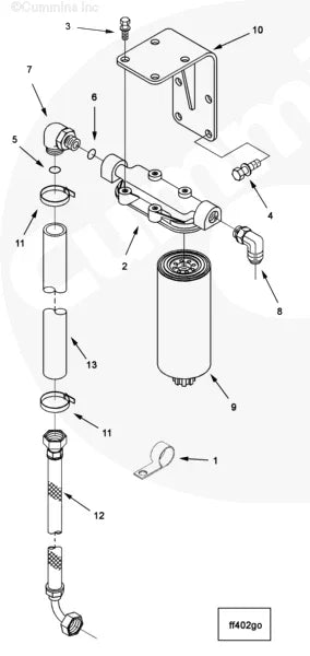 Cummins 4009468 Hose Cover - Truck To Trailer