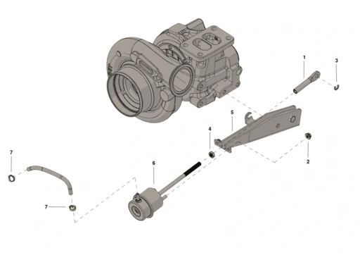 Cummins 4029707 Turbocharger Actuator Kit - Truck To Trailer