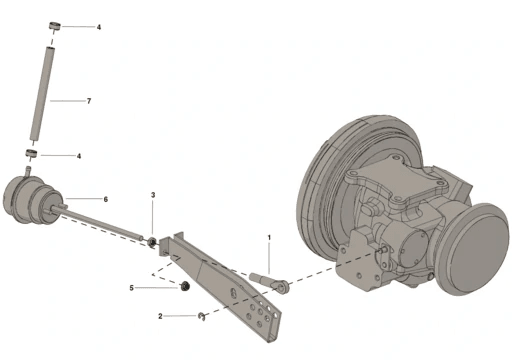 Cummins 4030074 Wastegate Actuator Kit - Truck To Trailer