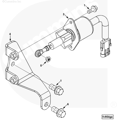 Cummins 4063712 Solenoid - Truck To Trailer