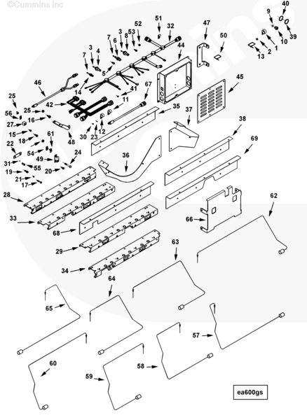 Cummins 4066070 Wiring Brace - Truck To Trailer