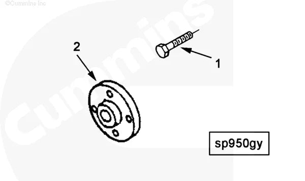 Cummins 4900397 Hexagon Flange Head Cap Screw - Truck To Trailer