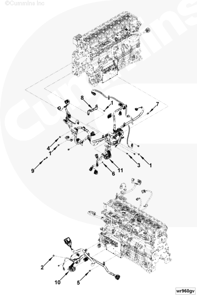 Cummins 4948446 Wiring Harness - Truck To Trailer