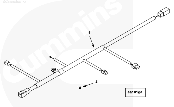 Cummins 4973488 Wiring Harness - Truck To Trailer