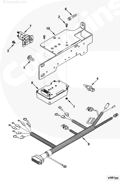 Cummins 5262029 Wiring Harness - Truck To Trailer