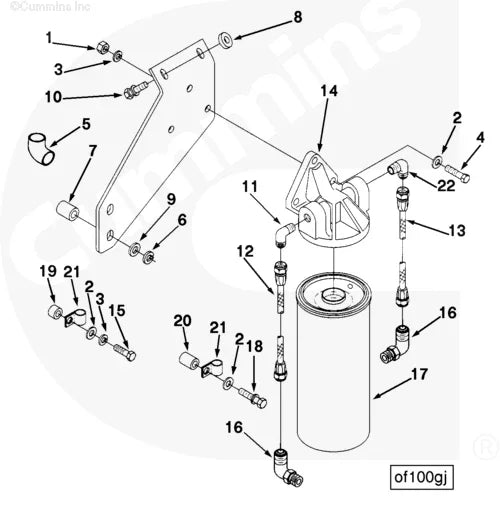 Cummins 67224 Spacer - Truck To Trailer