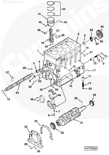 Cummins C0104150800 Crankshaft Assembly - Truck To Trailer