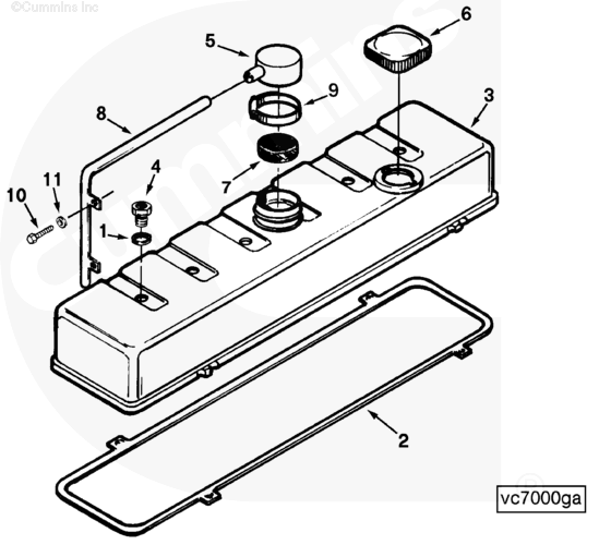 Cummins C0123174100 Breather Tube - Truck To Trailer