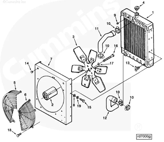 Cummins C0130246200 Engine Cooling Fan Shroud - Truck To Trailer