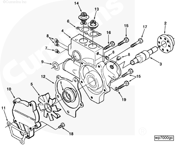 Cummins C0131041100 Fan Hub - Truck To Trailer