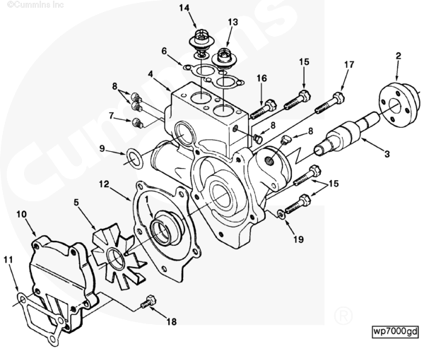 Cummins C0131044300 Fan Hub - Truck To Trailer