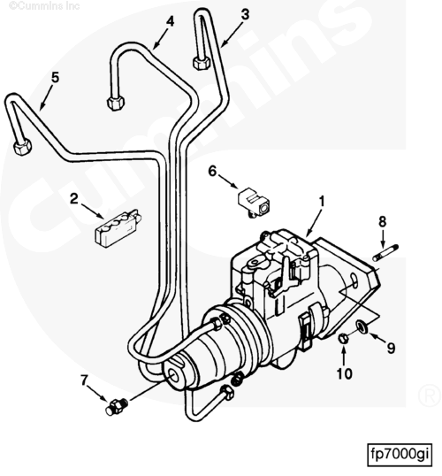 Cummins C0147046103 Fuel Injection Pump - Truck To Trailer