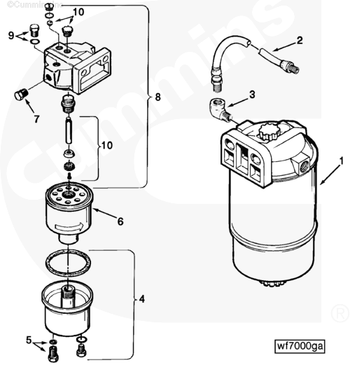 Cummins C0149191401 Fuel Strainer Element - Truck To Trailer