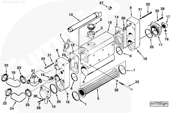 Cummins C0154245300 Exhaust Manifold - Truck To Trailer