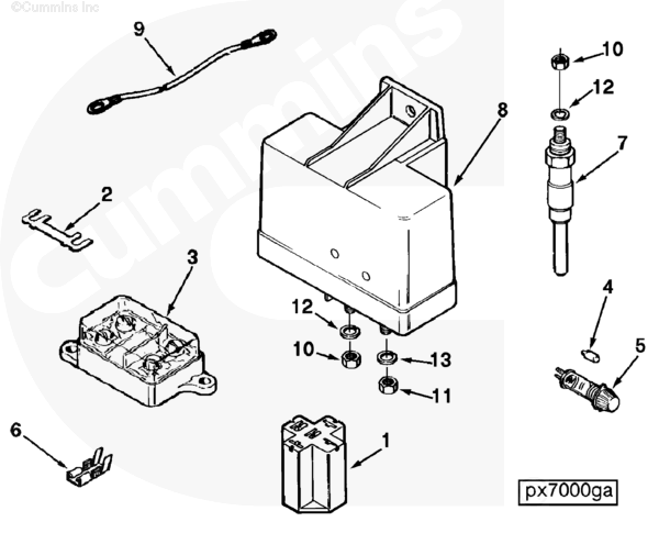 Cummins C0307169000 Electrical Connector - Truck To Trailer