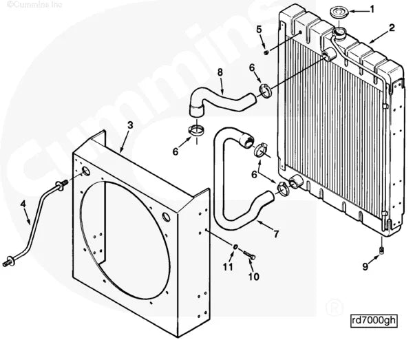 Cummins C0502015300 Threaded Plug - Truck To Trailer