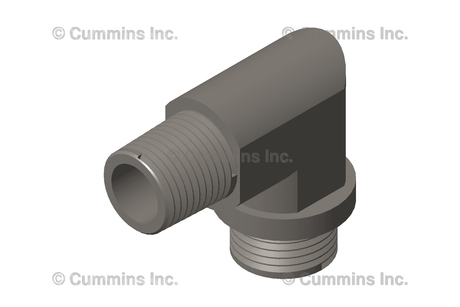 Cummins S1009A Male Adapter Elbow - Truck To Trailer