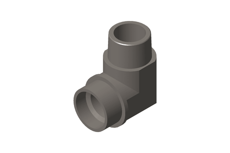 Cummins S1014A Male Adapter Elbow - Truck To Trailer