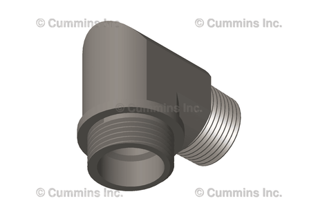 Cummins S1075 Male Adapter Elbow - Truck To Trailer