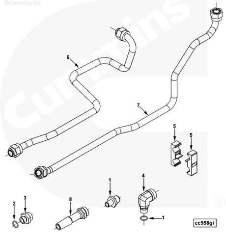 Cummins S1092 Male Connector - Truck To Trailer