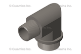 Cummins S1095 Male Adapter Elbow - Truck To Trailer