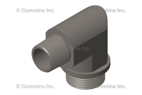 Cummins S1095 Male Adapter Elbow - Truck To Trailer