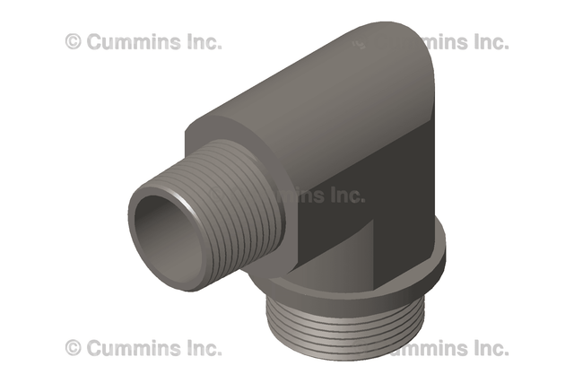 Cummins S1095 Male Adapter Elbow - Truck To Trailer