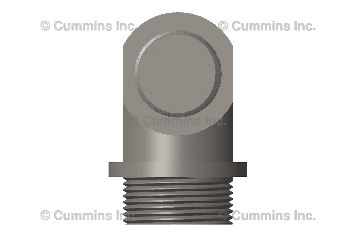 Cummins S1095 Male Adapter Elbow - Truck To Trailer