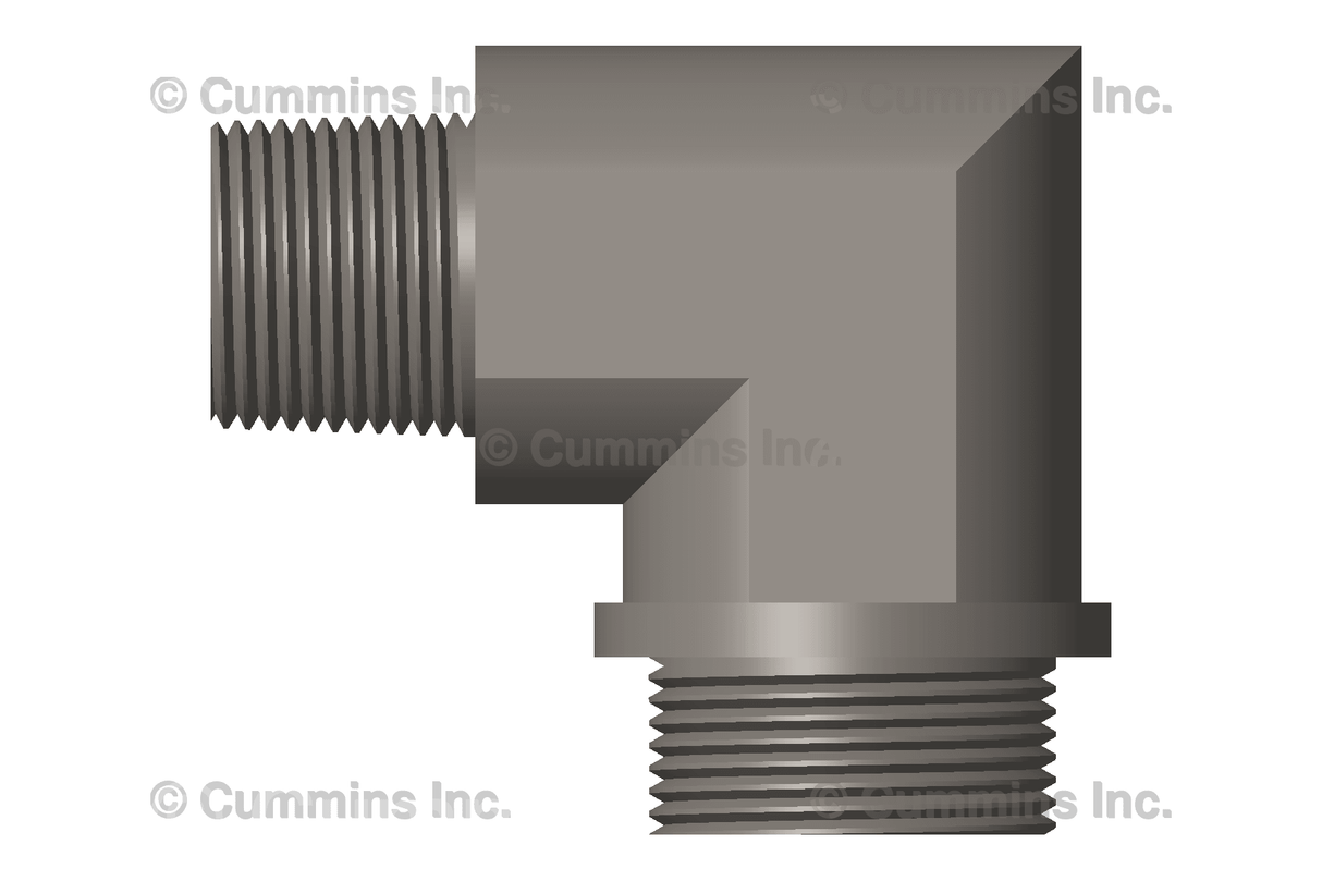 Cummins S1095 Male Adapter Elbow - Truck To Trailer