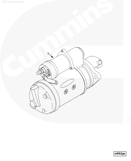 Cummins St9063 Starting Motor - Truck To Trailer