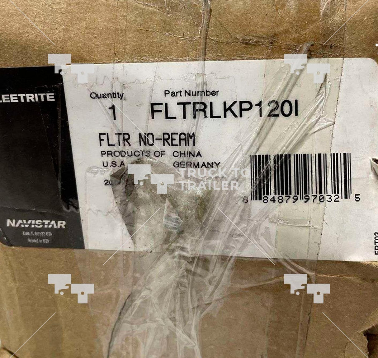 Fltrlkp120I Genuine Fleetrite King Pin Kit - Truck To Trailer