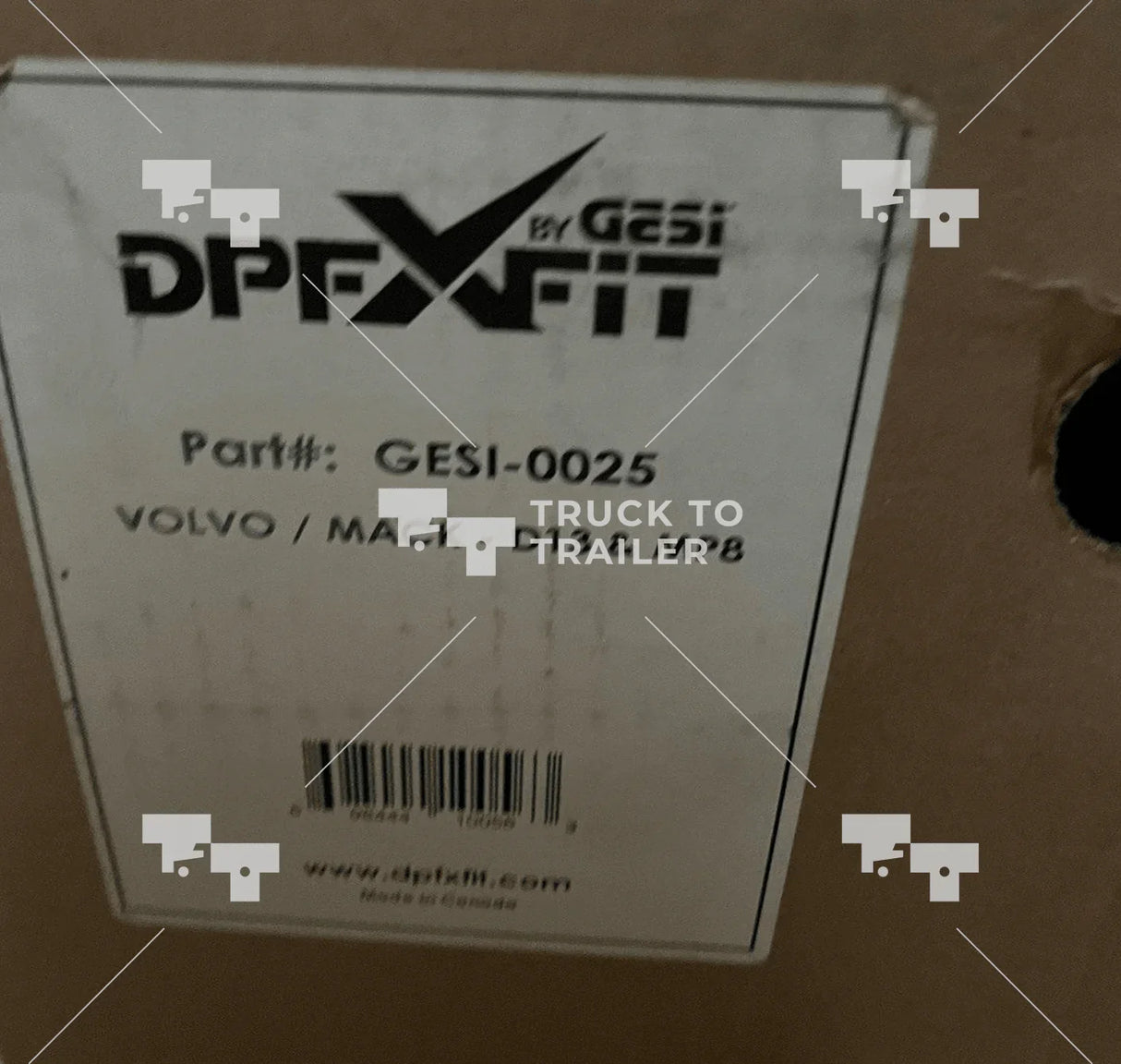 Gesi-0025 Dpfxfit Dpf Diesel Particulate Filter For Mack Volvo - Truck To Trailer