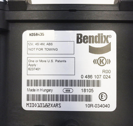 K065142 Genuine Bendix Ec-60 Abs Electronic Control Unit Stander Frame - Truck To Trailer