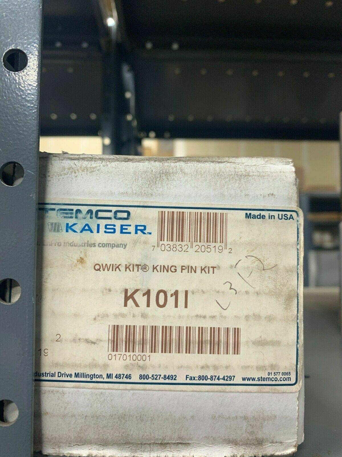 K101I Stemco Kaiser® Steering Kingpin King Pin Set50 170 Qwik Kit Ih Dana Eaton.