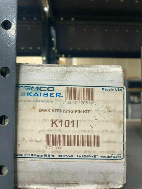 K101I Stemco Kaiser Steering Kingpin King Pin Set50 170 Qwik Kit Ih Dana Eaton - Truck To Trailer