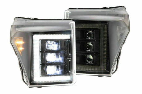 Lf505-Asm Mirimoto Xb Led Plug And Play Headlight Assembly Set For F-250 F-350 - Truck To Trailer
