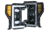 Lf554 Genuine Morimoto® Hybrid Black Drl Bar Projector Led Headlights - Truck To Trailer