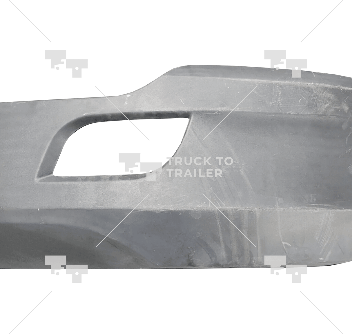 N71-6120-1010 Genuine Kenworth Lh Bumper - Sub Assy Kw Aero - Truck To Trailer