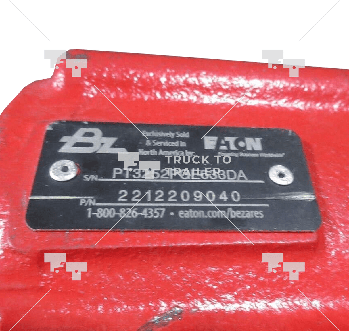 Pt3252Pge633Da Genuine Eaton Bezares Pto Power Take Off 3252 - Truck To Trailer