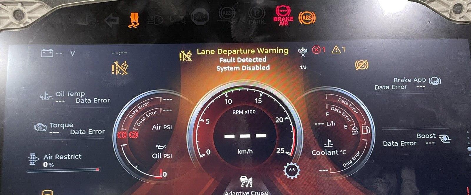 Q43-6090-100-100 Genuine Paccar Driver Digital Display