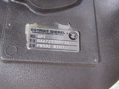 Ra4722300734 Genuine Detroit Diesel® Turbocharger He800Pt.