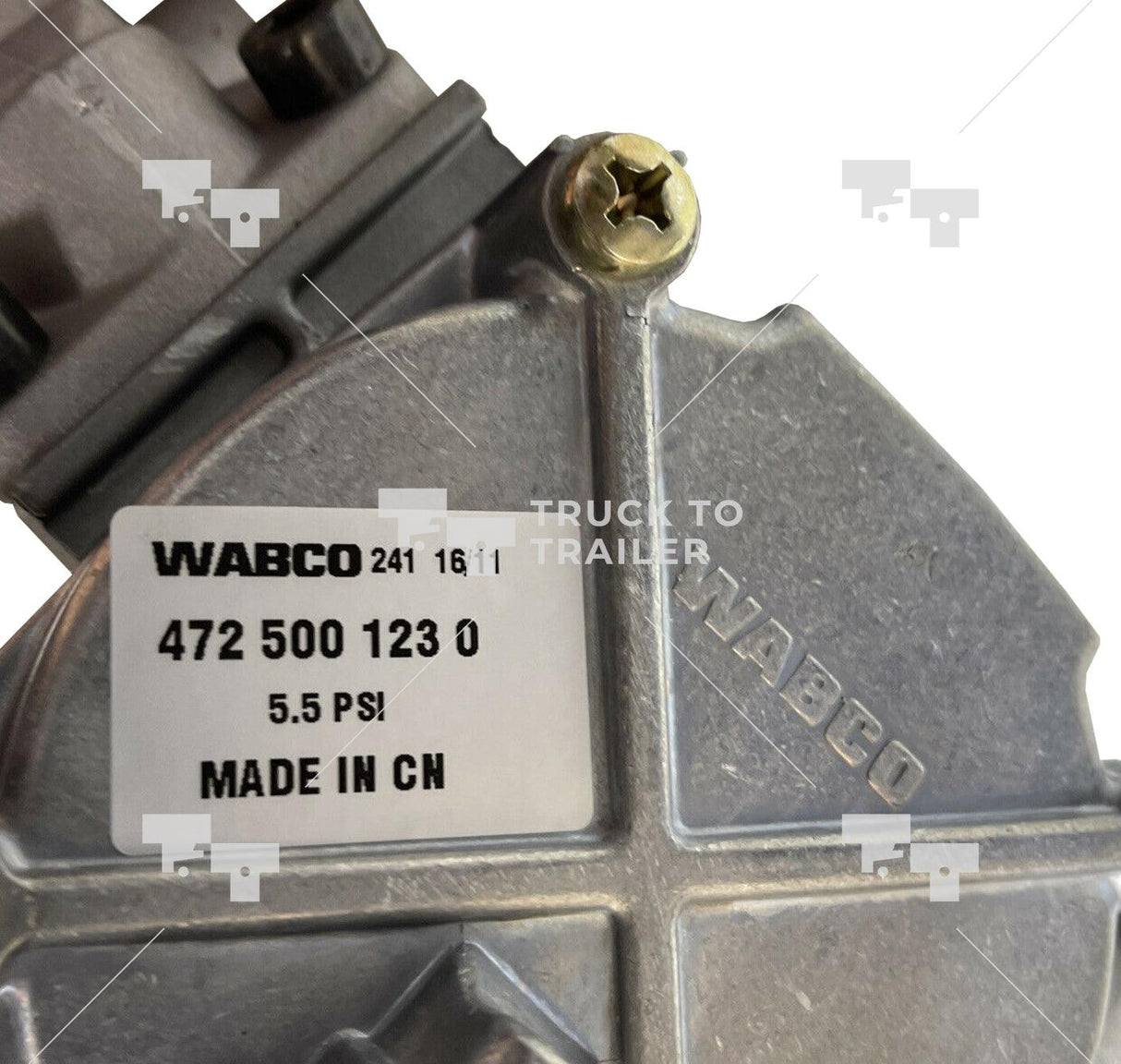 S472-500-123-0 Genuine Wabco Tractor Abs - Rvp 12V Din 6S4M 5.5 - Truck To Trailer